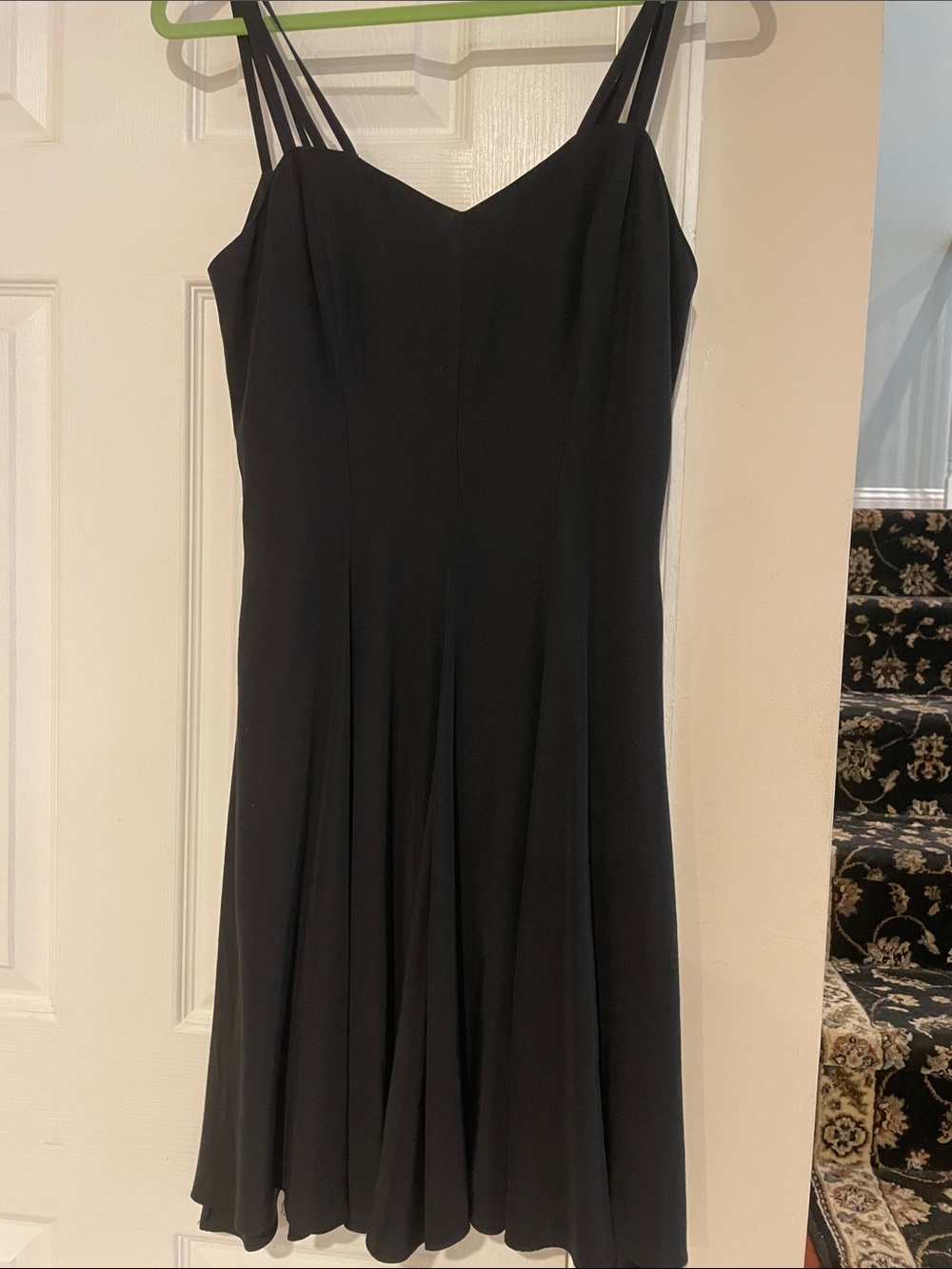Moda International Black Double Spaghetti-Strap Mini Dress